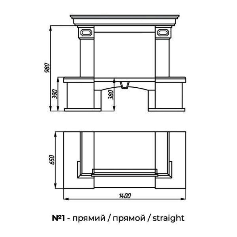 Облицювання для каміна Барбара