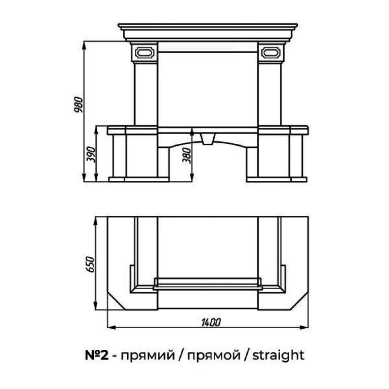 Облицювання для каміна Барбара