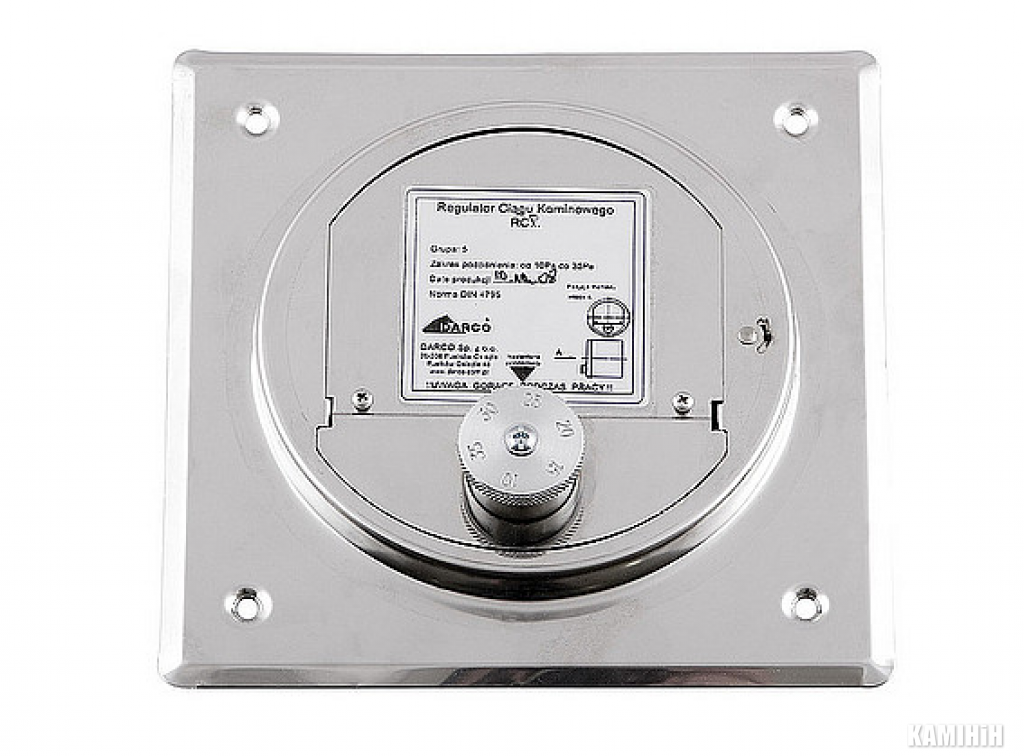 Регулятор тяги димаря на ревізійну рамку Darco RCW 122x182