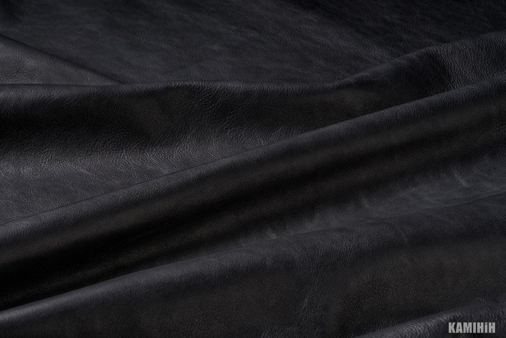 Шкіра для стін та оббивки STONEWASH RAW – BLACK