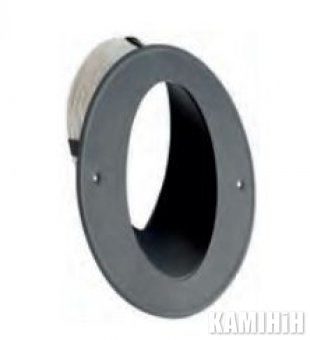 Вкладка кутова 45° з розетою та шнуром, WKK-KS 45, Ø120-250